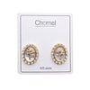 Mother of Pearl Gold Earrings - CHOMEL
