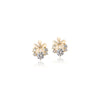 Flower Simulated Moonstone Earrings - CHOMEL
