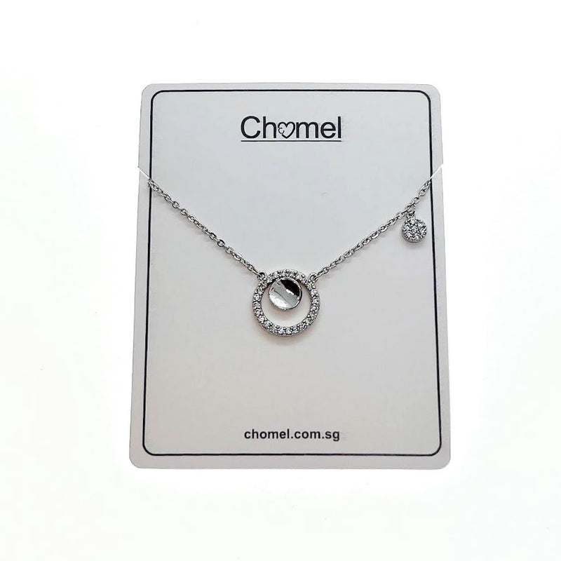 Round Cubic Zirconia Necklace - CHOMEL