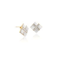 Simulated Moonstone Earrings - CHOMEL