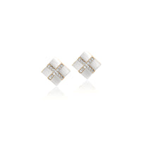 Simulated Moonstone Earrings - CHOMEL