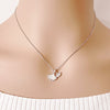 Gingko Leaf Mother of Pearl Necklace - CHOMEL