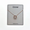 Round Cubic Zirconia Pendant - CHOMEL