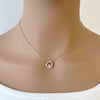 Round Cubic Zirconia Pendant - CHOMEL