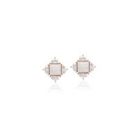 Simulated Moonstone Earrings - CHOMEL