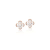 Flower Simulated Moonstone Earrings - CHOMEL