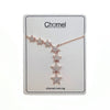 Rosegold  7 Stars Cubic Zirconia Necklace - CHOMEL