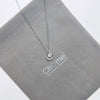 Moon & Star Cubic Zirconia Necklace - CHOMEL