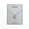 Moon & Star Cubic Zirconia Necklace - CHOMEL