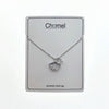Gingko Leaf Cubic Zirconia Necklace - CHOMEL
