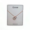 Gingko Leaf Cubic Zirconia Necklace - CHOMEL