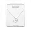 Moon & Star Cubic Zirconia Necklace - CHOMEL