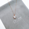 Heart Cubic Zirconia Necklace - CHOMEL