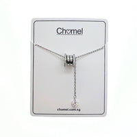 Tunnel Cubic Zirconia Necklace - CHOMEL
