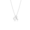 Lock & Key Mother of Pearl Necklace - CHOMEL