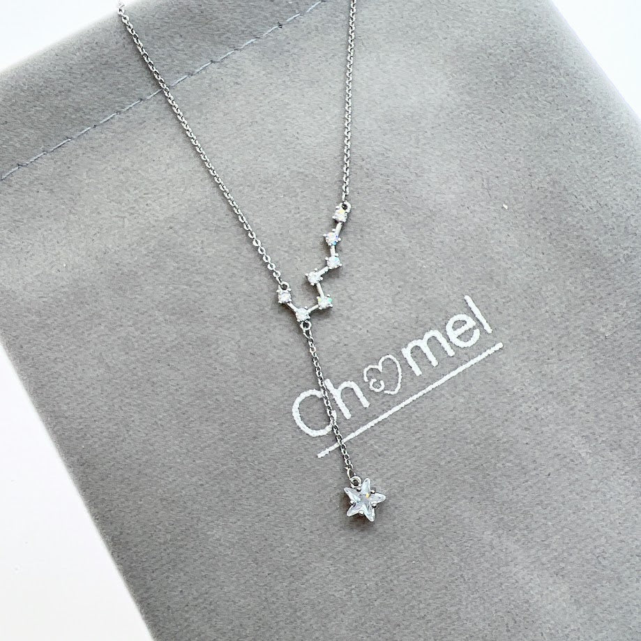 Star Cubic Zirconia Necklace - CHOMEL