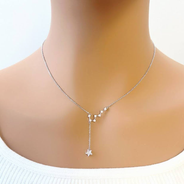 Star Cubic Zirconia Necklace - CHOMEL