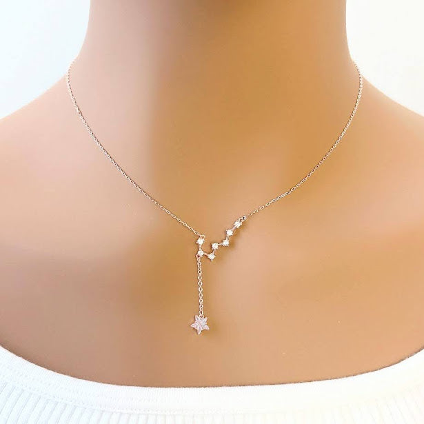 Star Cubic Zirconia Necklace - CHOMEL