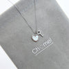 Heart & Key Mother of Pearl Necklace - CHOMEL