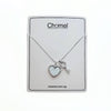 Heart & Key Mother of Pearl Necklace - CHOMEL
