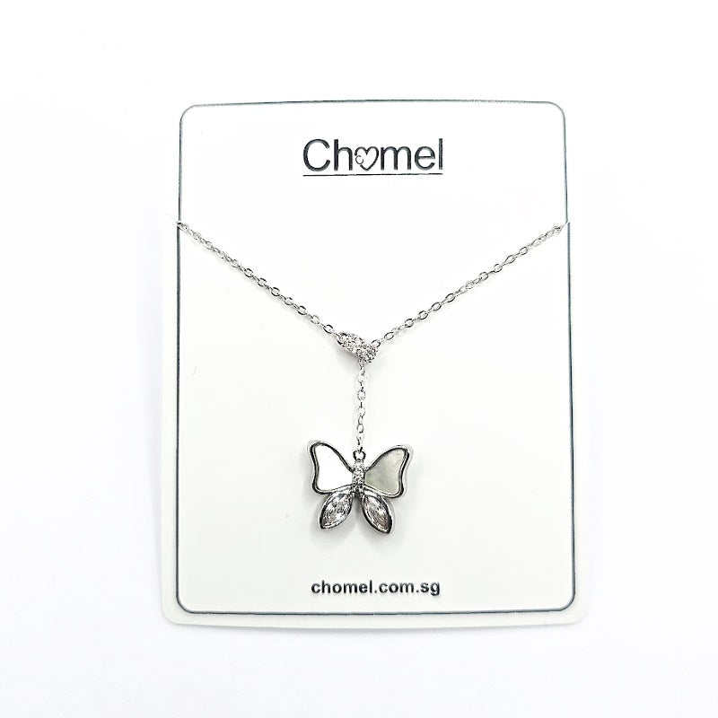 Butterfly Mother of Pearl Necklace - CHOMEL