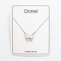 Butterfly Mother of Pearl Necklace - CHOMEL