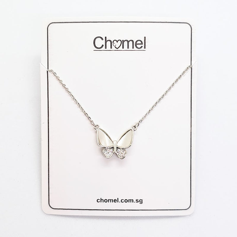Butterfly Mother of Pearl Necklace - CHOMEL
