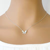 Butterfly Mother of Pearl Necklace - CHOMEL