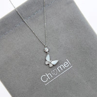 Butterfly Mother of Pearl Necklace - CHOMEL