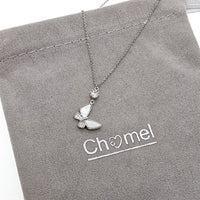 Butterfly Mother of Pearl Necklace - CHOMEL