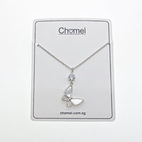 Butterfly Mother of Pearl Necklace - CHOMEL