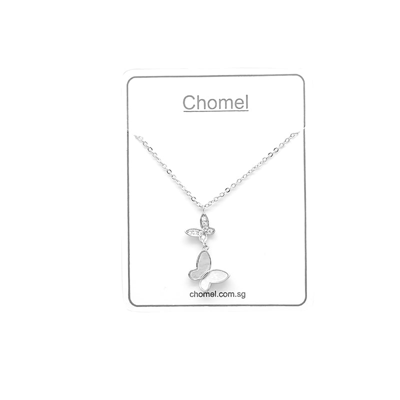 Butterfly Mother of Pearl Necklace - CHOMEL