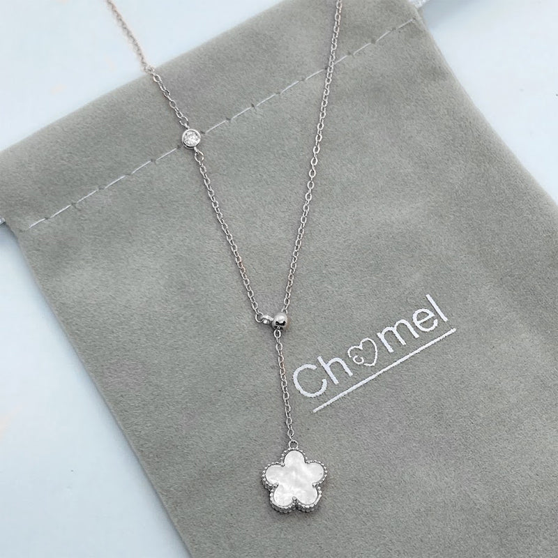 Flower Mother of Pearl Necklace - CHOMEL