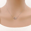 Heart Cubic Zirconia Necklace - CHOMEL