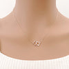 Heart Cubic Zirconia Necklace - CHOMEL