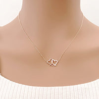 Heart Cubic Zirconia Necklace - CHOMEL