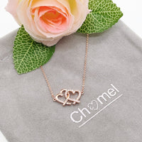 Heart Cubic Zirconia Necklace - CHOMEL