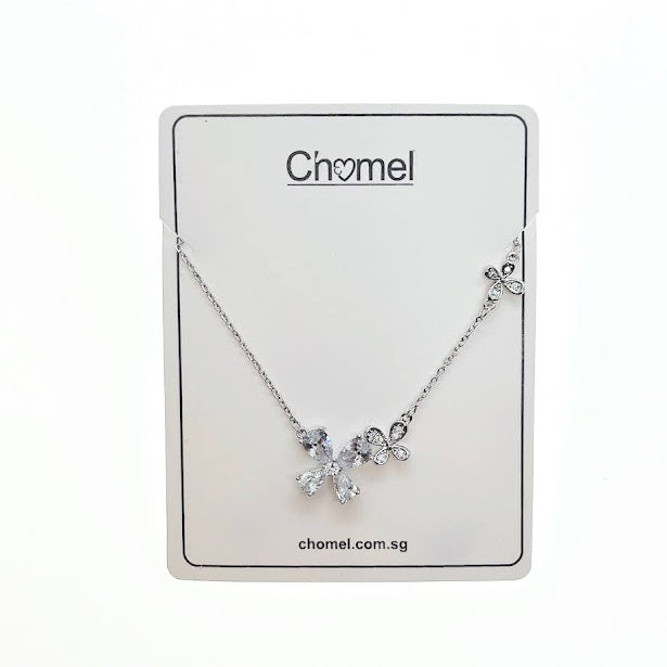 Butterfly Cubic Zirconia Necklace - CHOMEL