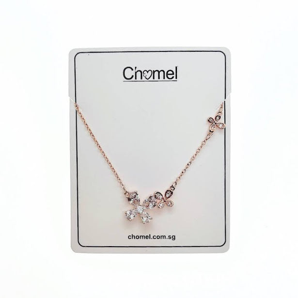 Butterfly Cubic Zirconia Necklace - CHOMEL