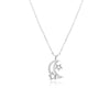 Moon & Star Cubic Zirconia Necklace - CHOMEL