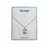 Moon & Star Cubic Zirconia Necklace - CHOMEL