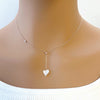 Heart Mother of Pearl Necklace - CHOMEL