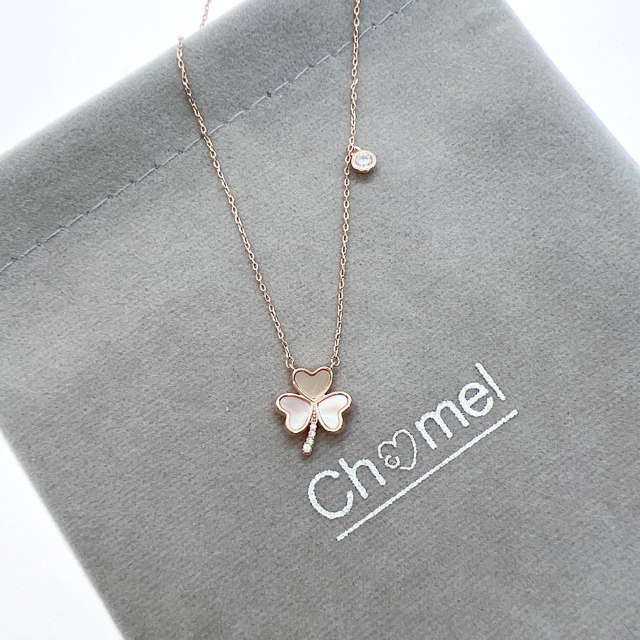 Clover Leaf Mother of Pearl Necklace - CHOMEL