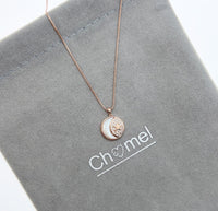 Moon & Star Mother of Pearl Necklace - CHOMEL