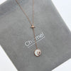 Round Mother of Pearl Necklace - CHOMEL