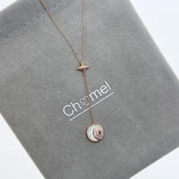 Round Mother of Pearl Necklace - CHOMEL