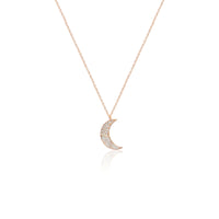 Moon Mother of Pearl Necklace - CHOMEL