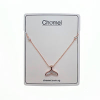 Mermaid Tail Cubic Zirconia Necklace - CHOMEL