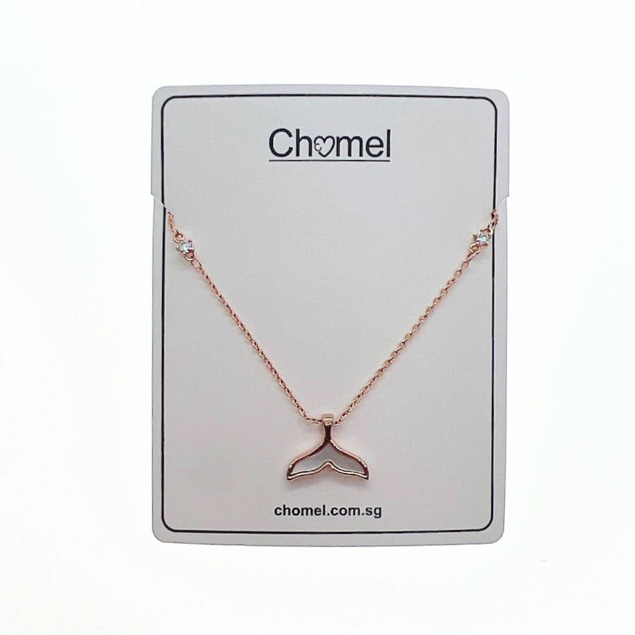 Mermaid Tail Cubic Zirconia Necklace - CHOMEL