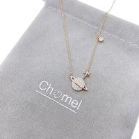 Planet Cubic Zirconia Necklace - CHOMEL